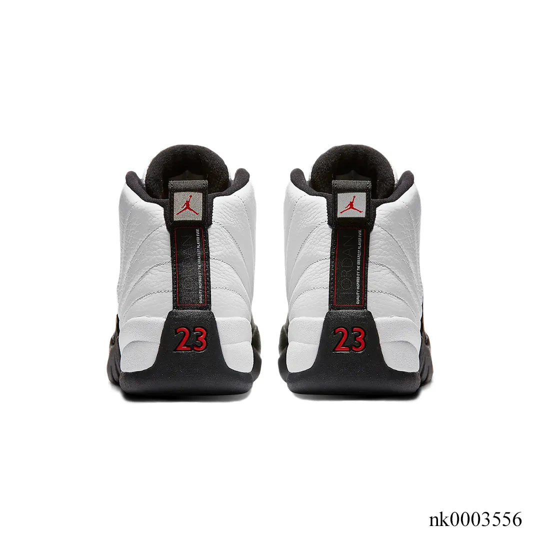 Aj 12 Red Taxi Shoes Men'S Sneakers – Nk0003556