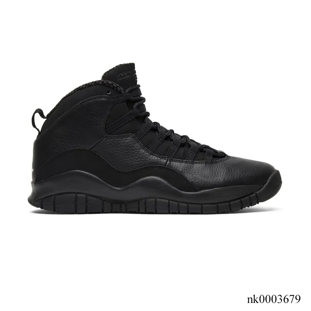 Aj 10 Retro Blackout Shoes Men'S Sneakers – Nk0003679