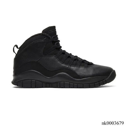Aj 10 Retro Blackout Shoes Men'S Sneakers – Nk0003679
