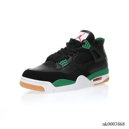 Sb X Aj 4 Black Green Shoes Men'S Sneakers – Nk0003868