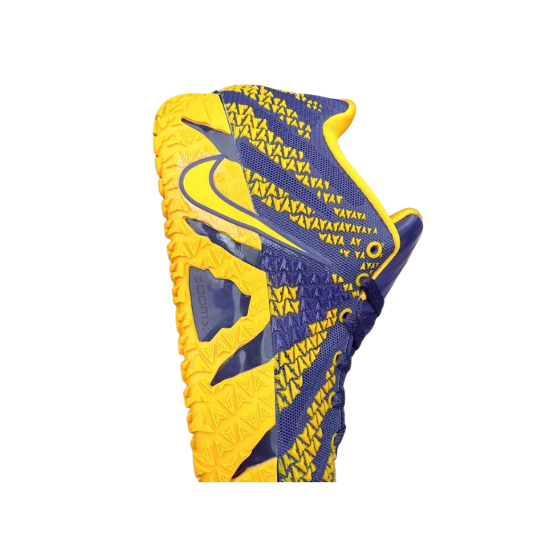 Nike JA 3 navy blue and yellow basketball shoes by Ja Morant

