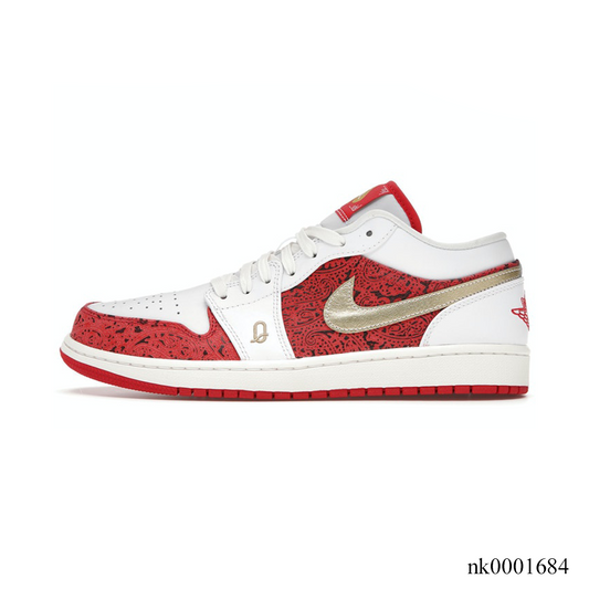 Aj 1 Low Spades Shoes Men'S Sneakers – Nk0001684