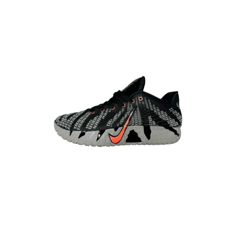 Nike JA 3 black and gray basketball shoes, Ja Morant signature sneaker