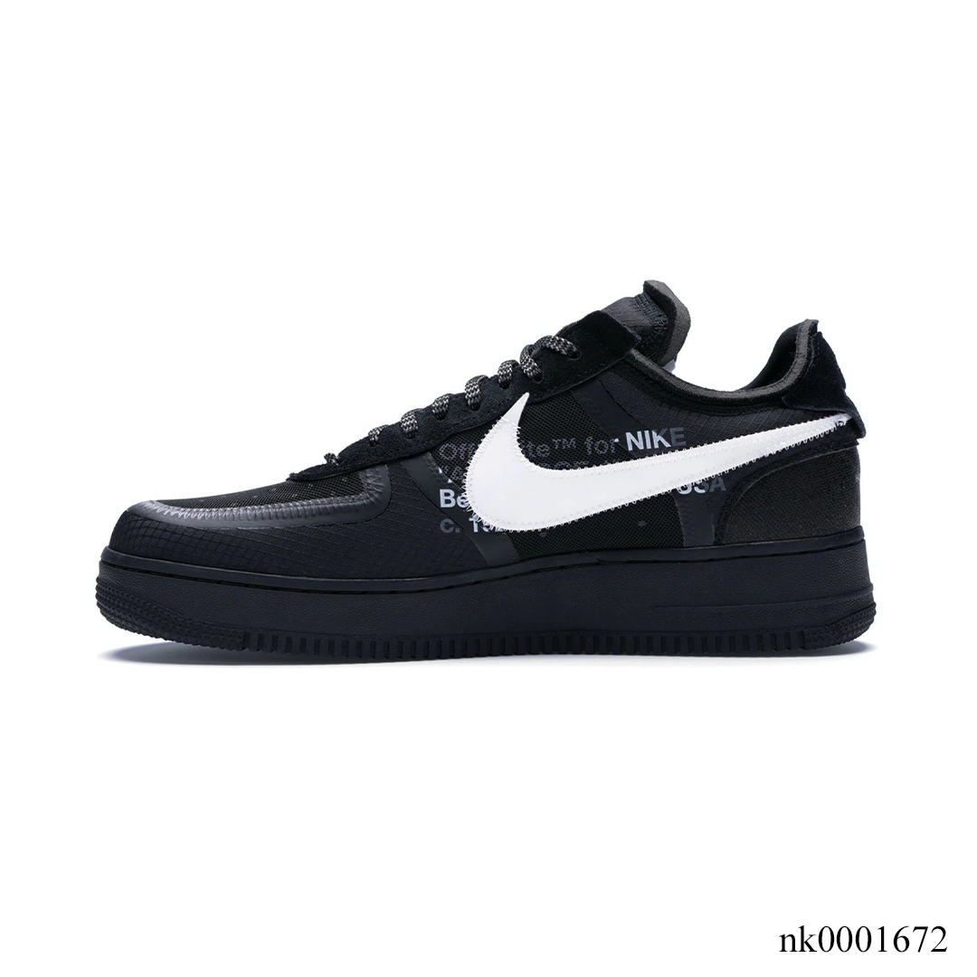 Af 1 Low Ow Black White Shoes Men'S Sneakers – Nk0001672