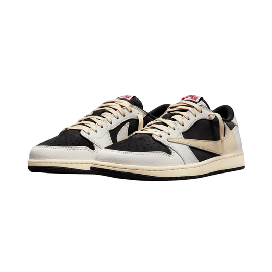 Nike Travis Scott x Air Jordan 1 Low "Sail Black" Sneakers