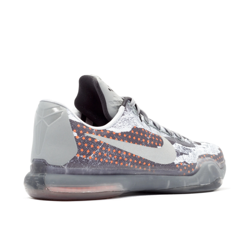 Nike Kobe 10 Pain Basketball Shoe in Tumbled Grey and Night Silver