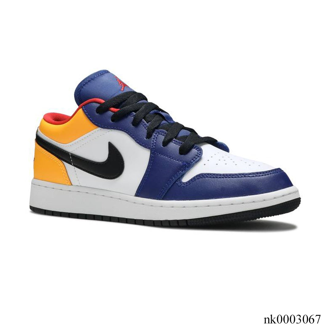 Aj 1 Low Gs ‘Royal Yellow’ (Premium) Shoes Men'S Sneakers – Nk0003067