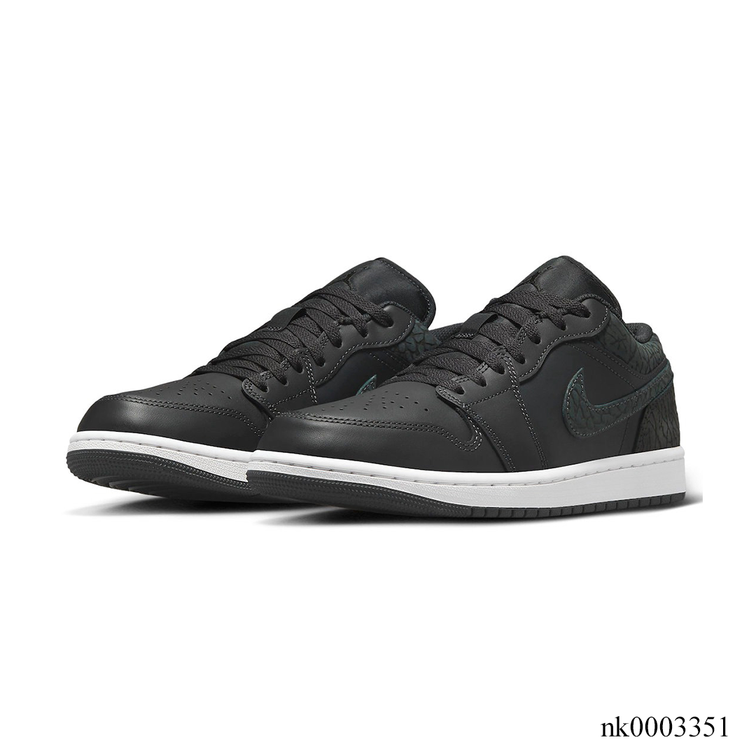 AJ 1 Low SE Black Elephant Shoes Women's Sneakers – Nk0003351