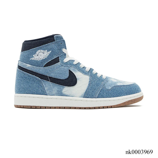 Aj 1 High Og Denim Shoes Men'S Sneakers – Nk0003969