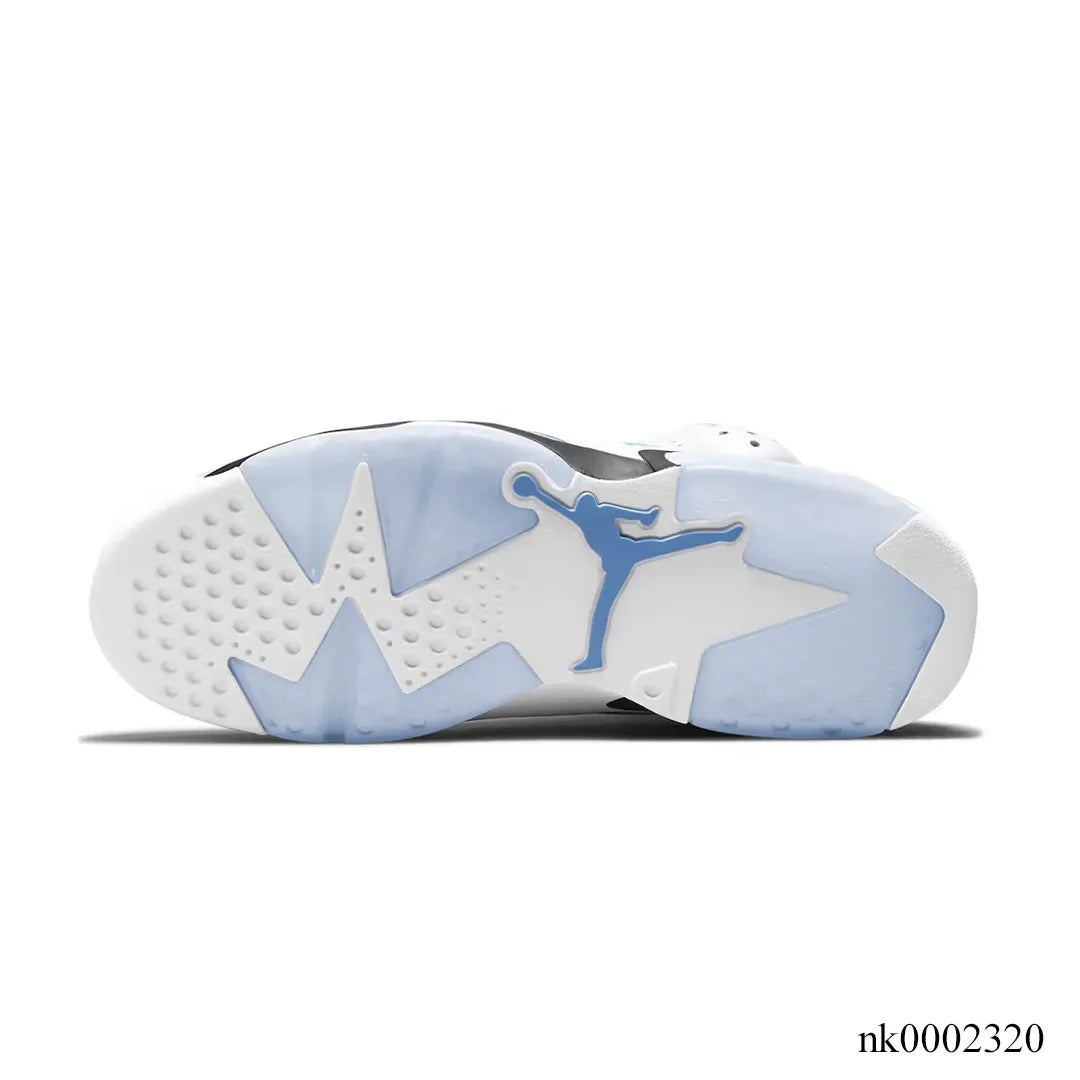 AJ 6 Retro UNC White Shoes Women's Sneakers – Nk0002320