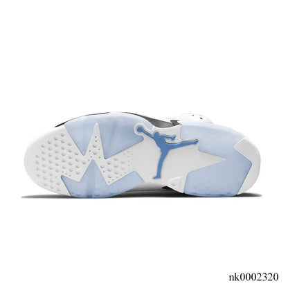 AJ 6 Retro UNC White Shoes Women's Sneakers – Nk0002320