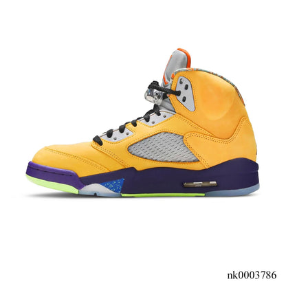 Aj 5 “What The” Shoes Men'S Sneakers  – Nk0003786