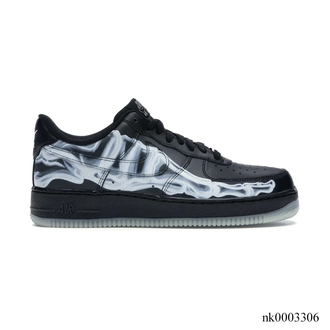 Af 1 Low Black Skeleton Halloween Shoes Men'S Sneakers – Nk0003306
