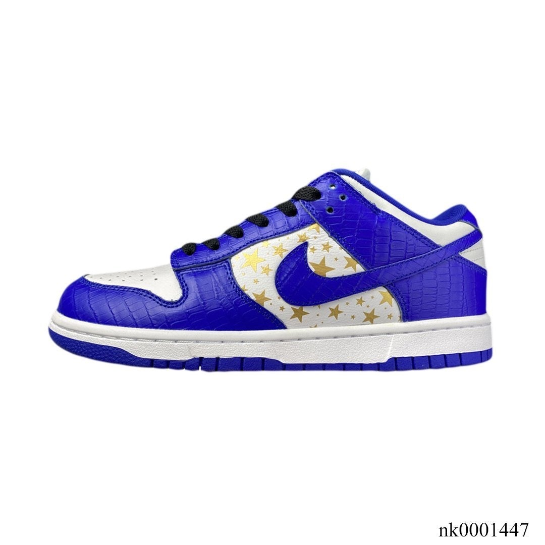 Sb Dunk Low White Blue X Supreme Shoes Men'S Sneakers – Nk0001447
