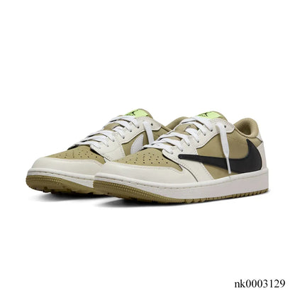 Travis Scott X Aj 1 Low Golf Neutral Olive Shoes Men'S Sneakers – Nk0003129