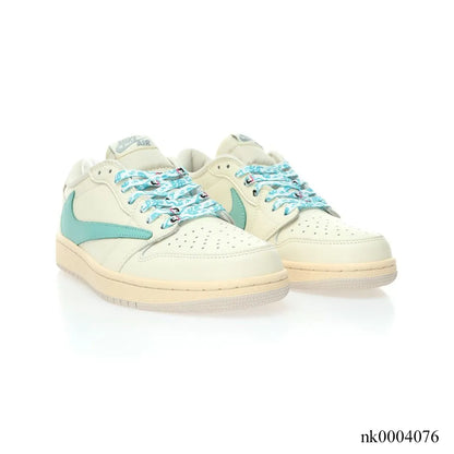 Travis Scott X Aj 1 Low Cyan Cream Shoes Men'S Sneakers – Nk0004076