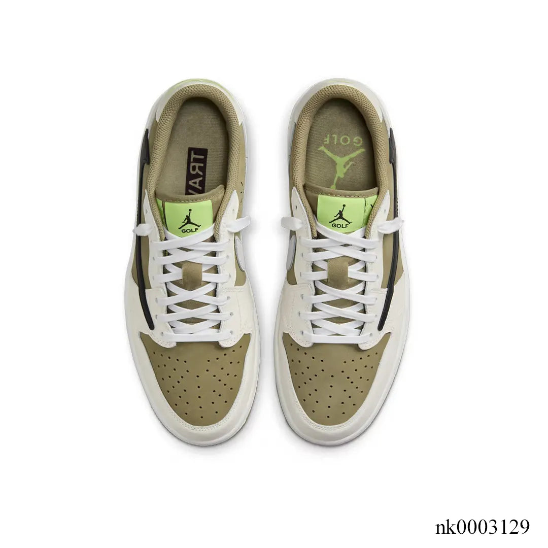 Travis Scott X Aj 1 Low Golf Neutral Olive Shoes Men'S Sneakers – Nk0003129