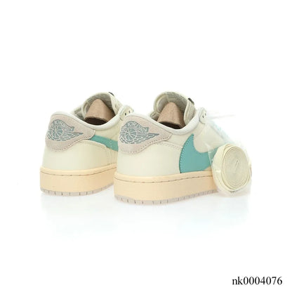 Travis Scott X Aj 1 Low Cyan Cream Shoes Men'S Sneakers – Nk0004076