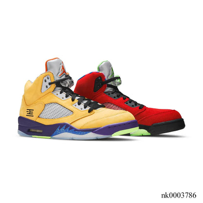 Aj 5 “What The” Shoes Men'S Sneakers  – Nk0003786