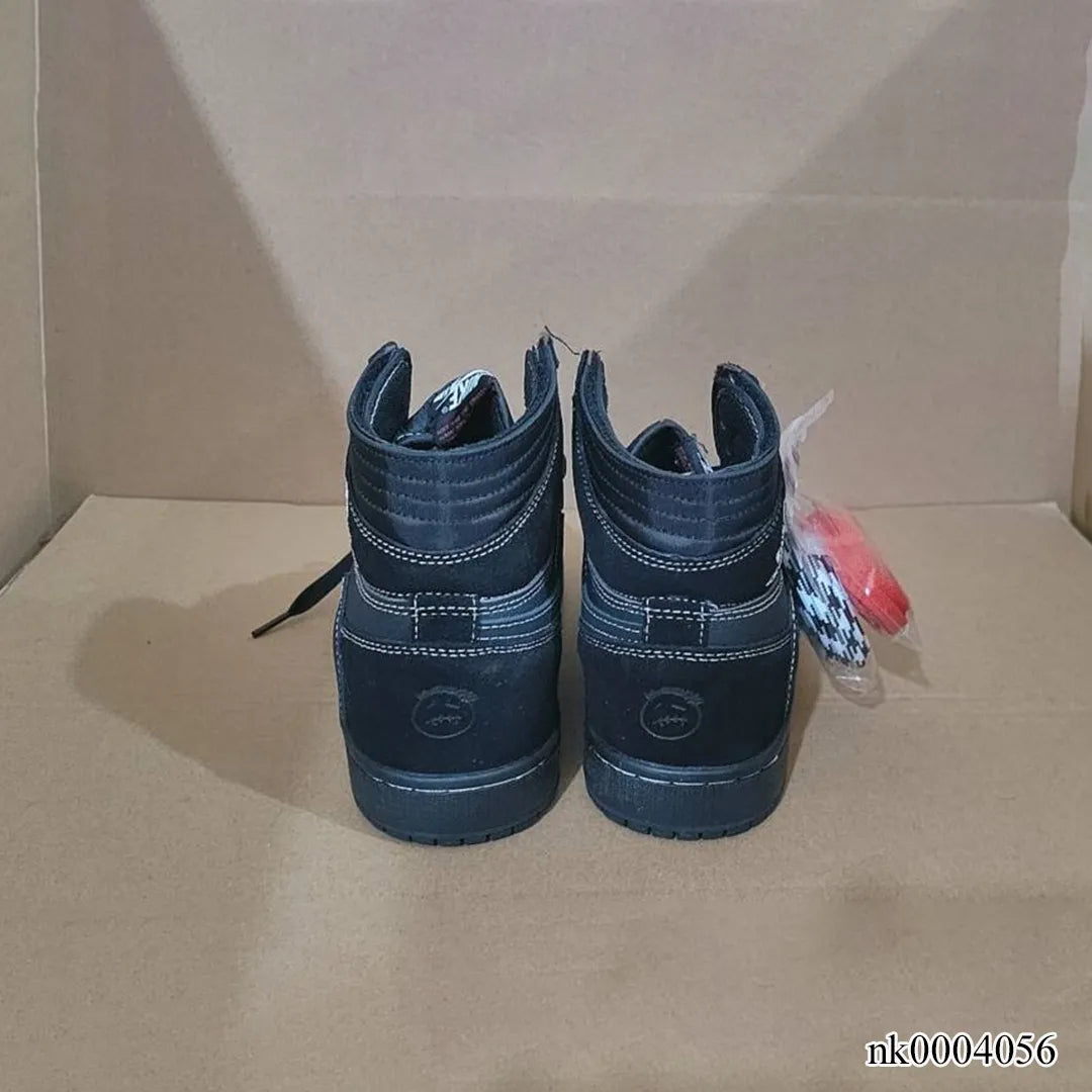 Travis Scott X Aj 1 High Black Phantom Shoes Men'S Sneakers – Nk0004056