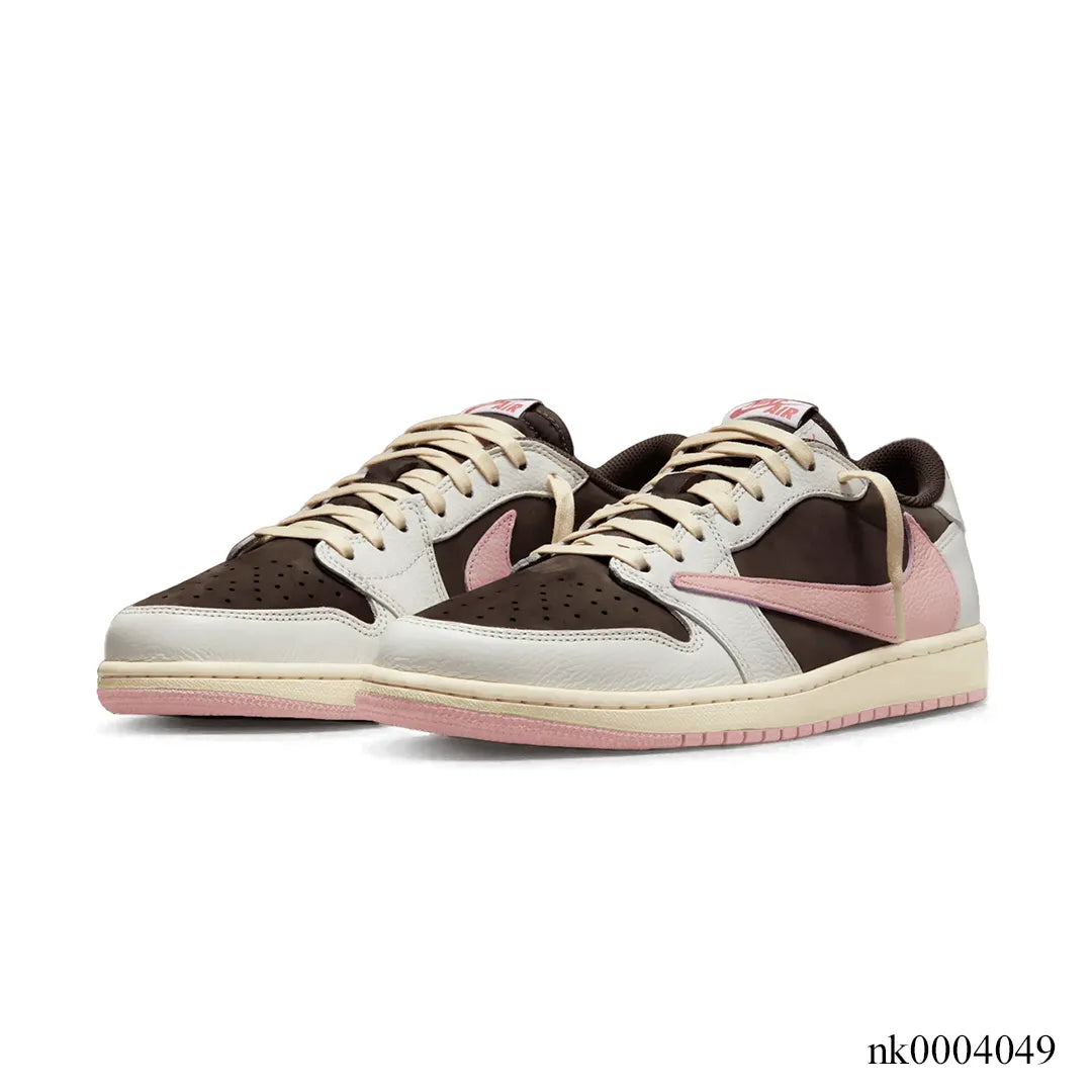 Travis Scott x AJ 1 Low Dark Pony Shoes Women's Sneakers – Nk0004049