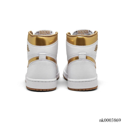 Aj 1 High Og Metallic Gold Shoes Men'S Sneakers – Nk0003869
