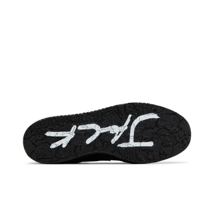 Nike x Travis Scott Jordan Jumpman Jack TR Sneakers outsole featuring unique black and white design.