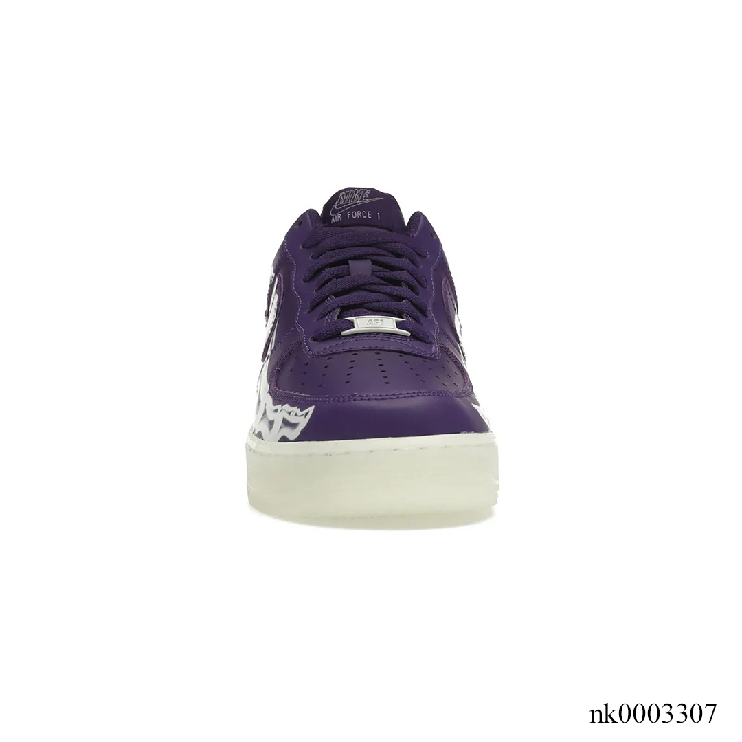 Af 1 Low Purple Skeleton Halloween Shoes Men'S Sneakers – Nk0003307
