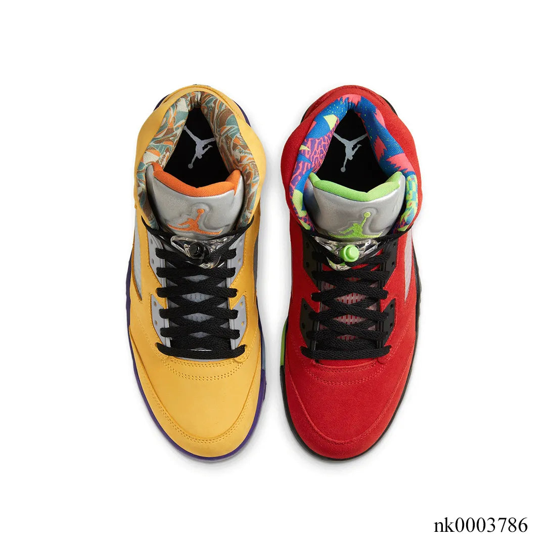 Aj 5 “What The” Shoes Men'S Sneakers  – Nk0003786