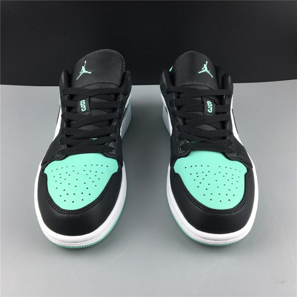 AJ 1 Low Emerald Toe Shoes Women's Sneakers – Nk0000142