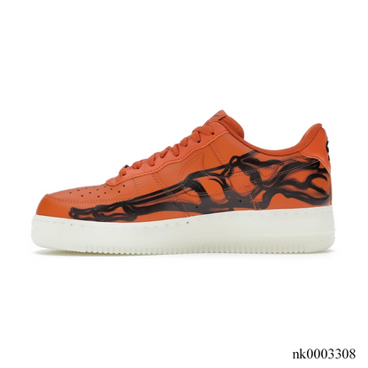 Af 1 Low Orange Skeleton Halloween Shoes Men'S Sneakers – Nk0003308
