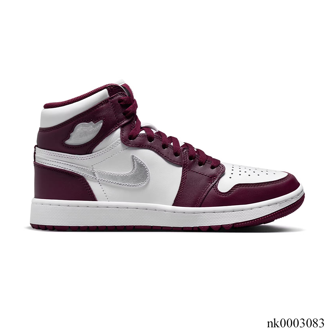 Aj 1 Retro High Golf Bordeaux Shoes Men'S Sneakers – Nk0003083