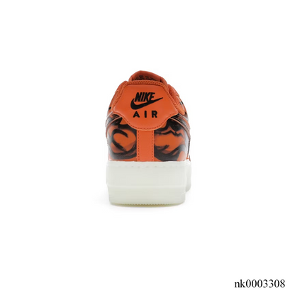 Af 1 Low Orange Skeleton Halloween Shoes Men'S Sneakers – Nk0003308