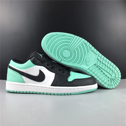 AJ 1 Low Emerald Toe Shoes Women's Sneakers – Nk0000142
