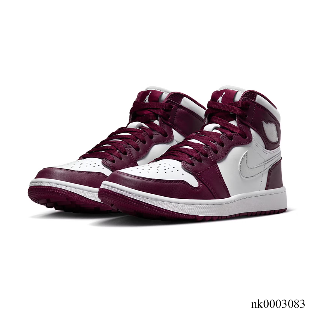 Aj 1 Retro High Golf Bordeaux Shoes Men'S Sneakers – Nk0003083