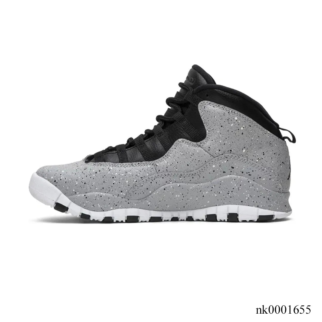 Aj 10 Cement Shoes Men'S Sneakers – Nk0001655