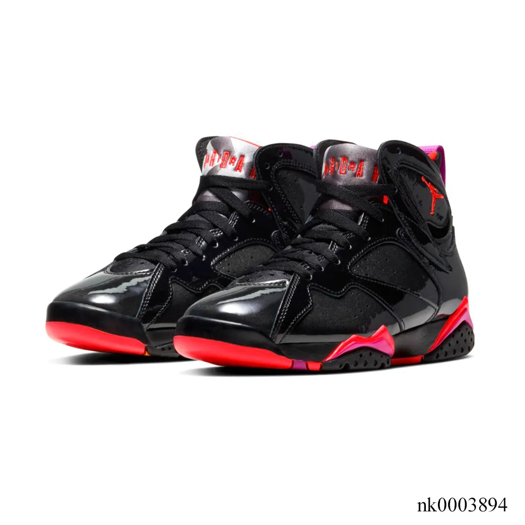 AJ 7 Black Gloss Shoes Women's Sneakers – Nk0003894
