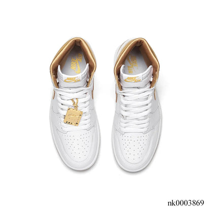 Aj 1 High Og Metallic Gold Shoes Men'S Sneakers – Nk0003869