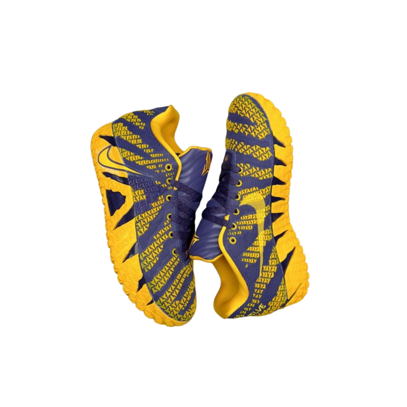 Nike JA 3 navy blue and yellow basketball shoes by Ja Morant

