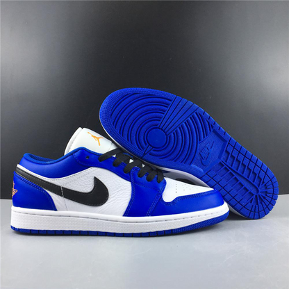 AJ 1 Low Hyper Royal Orange Peel Shoes Women's Sneakers – Nk0000141