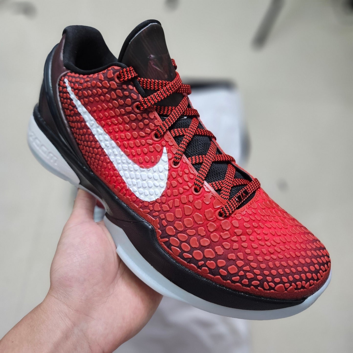 Nike Zoom Kobe 6 Protro Basketball Shoes – Red / White