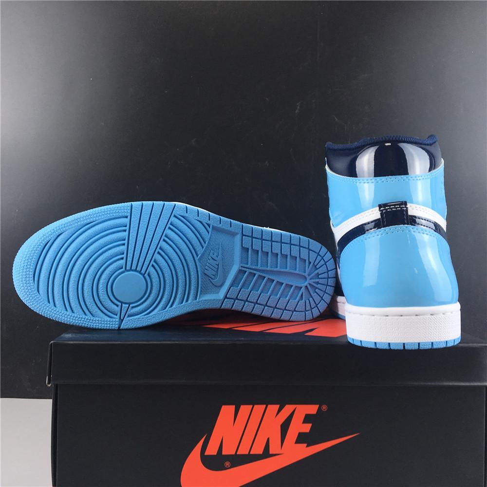 AJ 1 Retro High UNC Patent (W) Shoes Women's Sneakers – Nk0000111