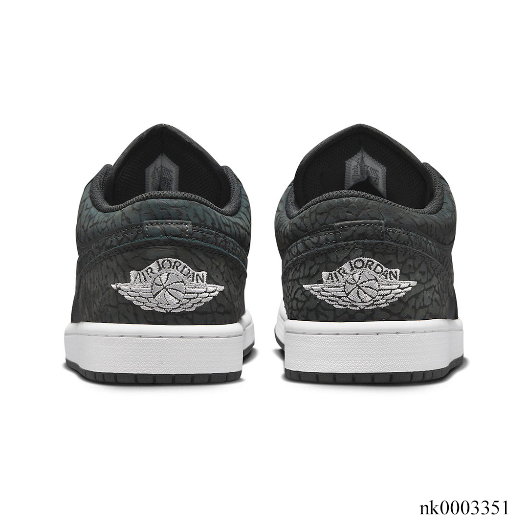 AJ 1 Low SE Black Elephant Shoes Women's Sneakers – Nk0003351