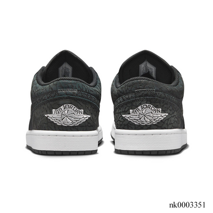 AJ 1 Low SE Black Elephant Shoes Women's Sneakers – Nk0003351