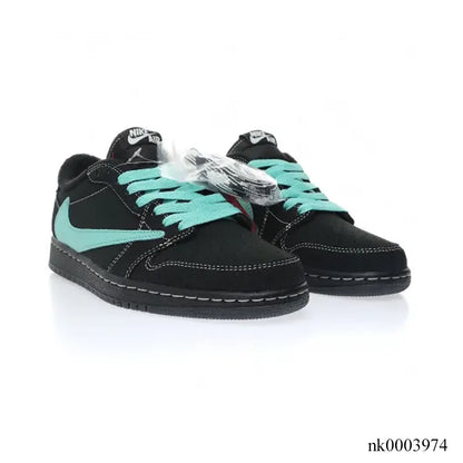 Travis Scott X Aj 1 Low Cyan Black Shoes Men'S Sneakers – Nk0003974