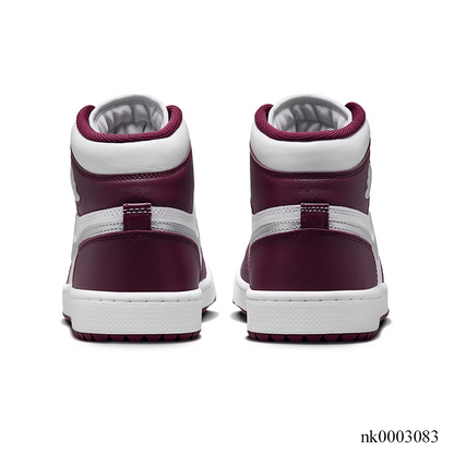 Aj 1 Retro High Golf Bordeaux Shoes Men'S Sneakers – Nk0003083
