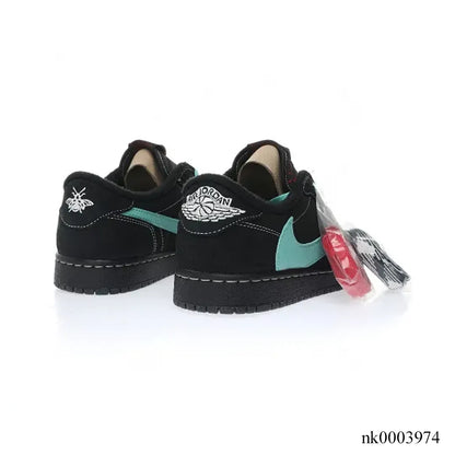 Travis Scott X Aj 1 Low Cyan Black Shoes Men'S Sneakers – Nk0003974