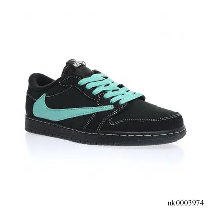 Travis Scott X Aj 1 Low Cyan Black Shoes Men'S Sneakers – Nk0003974
