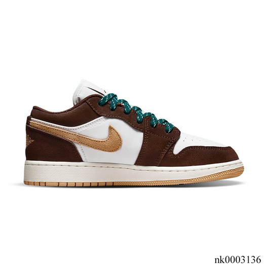 Aj 1 Low Cacao Wow Shoes Men'S Sneakers – Nk0003136