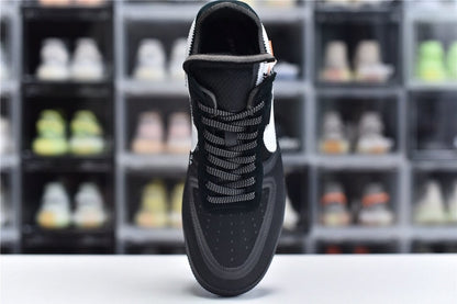 AF 1 Low ow Black White Shoes Women's Sneakers – Nk0001672